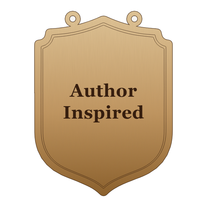 Author Inspired shelf sign