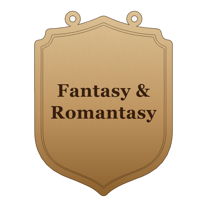 Fantasy & Romantasy shelf sign